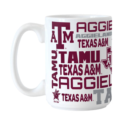 Texas A&M 15oz Spirit Sublimated Mug