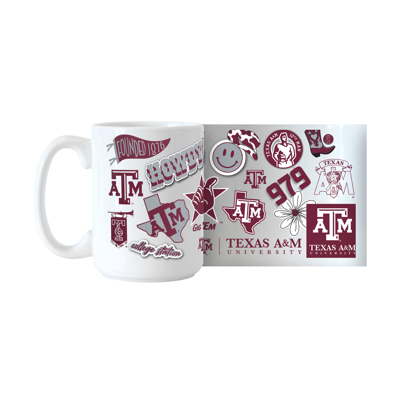 Texas A&M 15oz Native Sublimated Mug