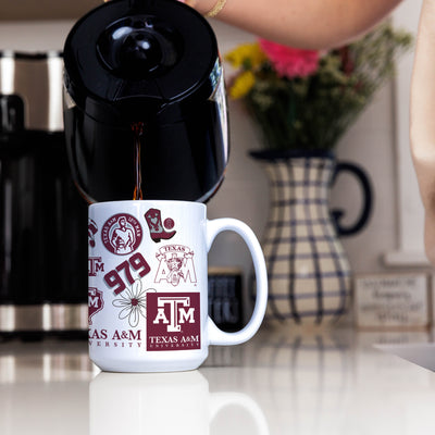 Texas A&M 15oz Native Sublimated Mug