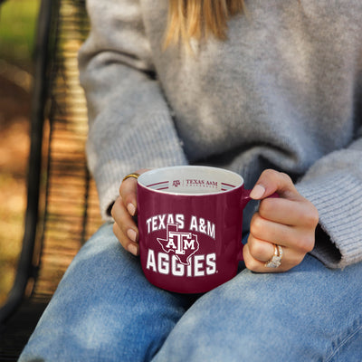 Texas A&M 15oz Stripe Mug