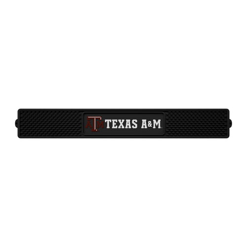 Texas A&M Aggies drink mat with logo design, made by Logo Brands, featuring team colors and mascot graphics.