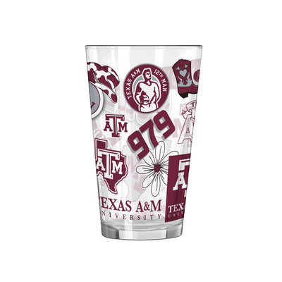 Texas A&M 16oz Native Pint Glass