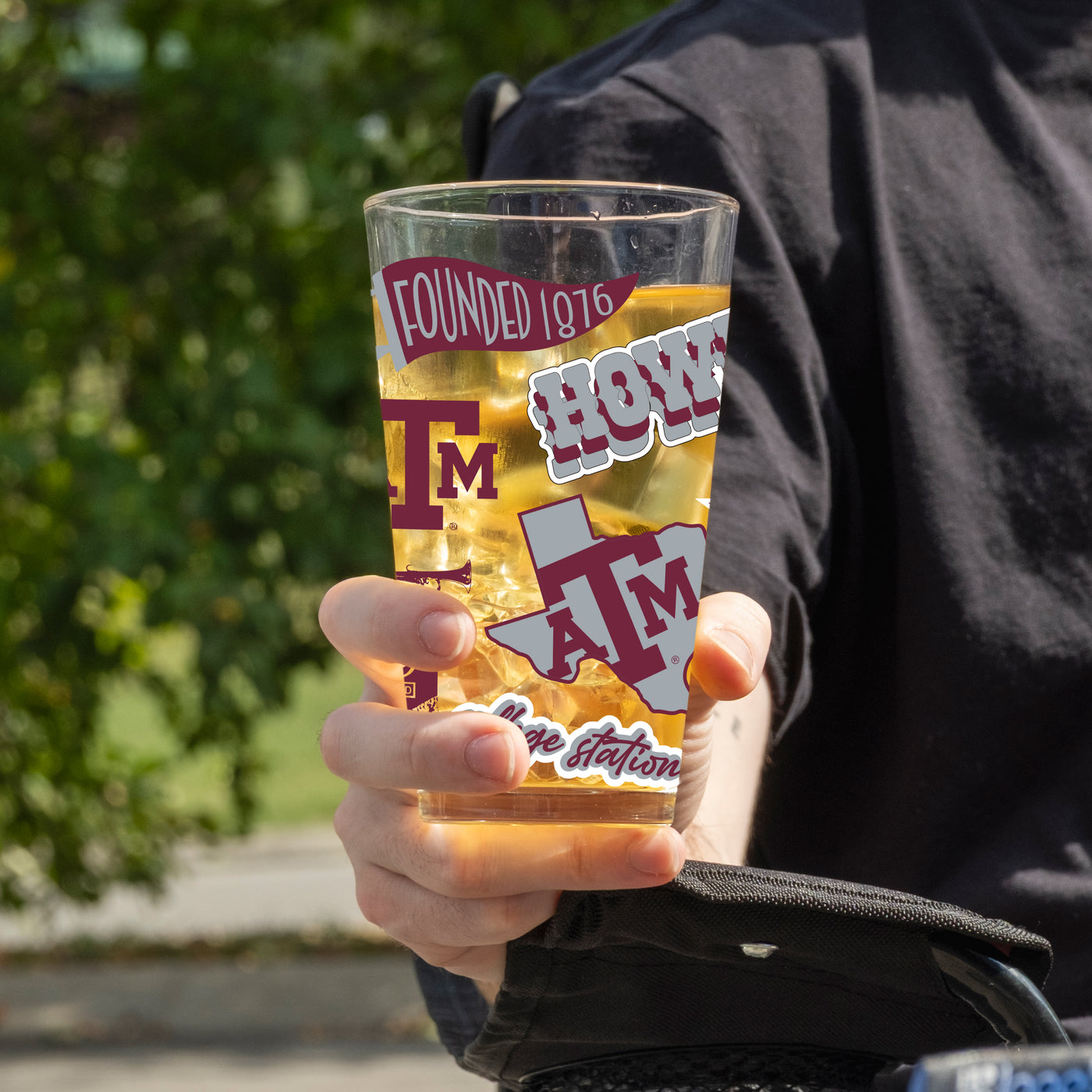 Texas A&M 16oz Native Pint Glass