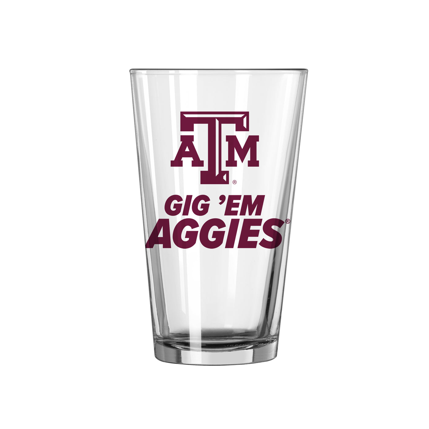 Texas A&M 16oz Slogan Pint Glass - Logo Brands