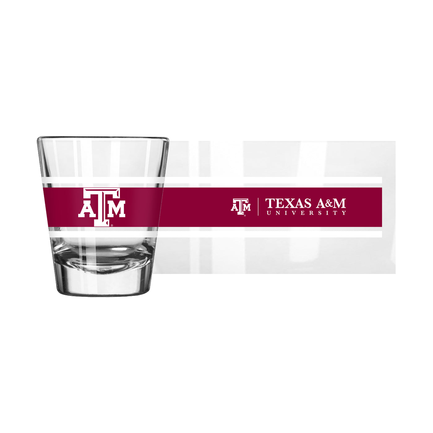 Texas A&M 2oz Stripe Shot Glass
