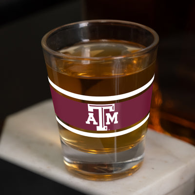 Texas A&M 2oz Stripe Shot Glass