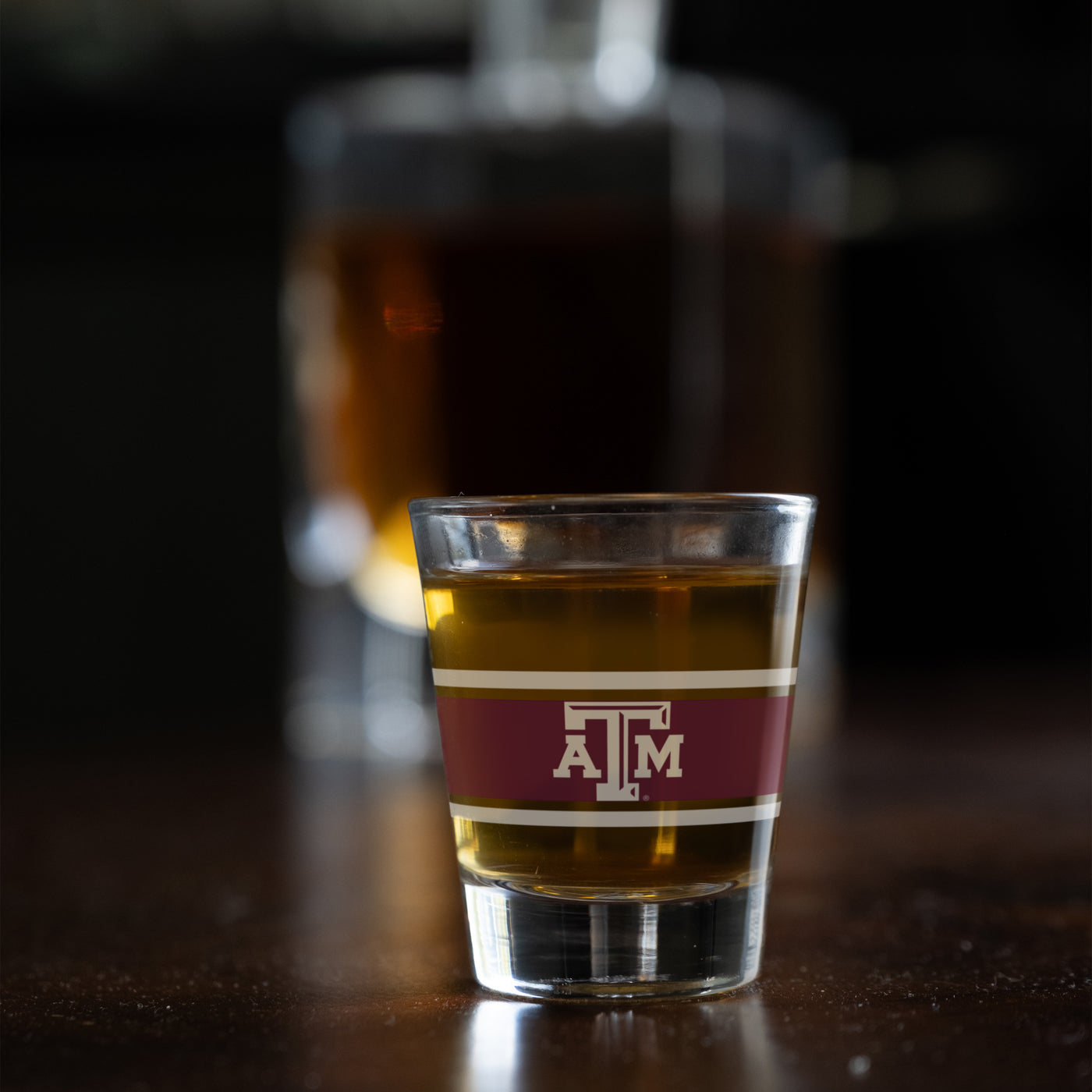 Texas A&M 2oz Stripe Shot Glass