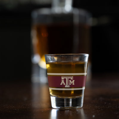 Texas A&M 2oz Stripe Shot Glass