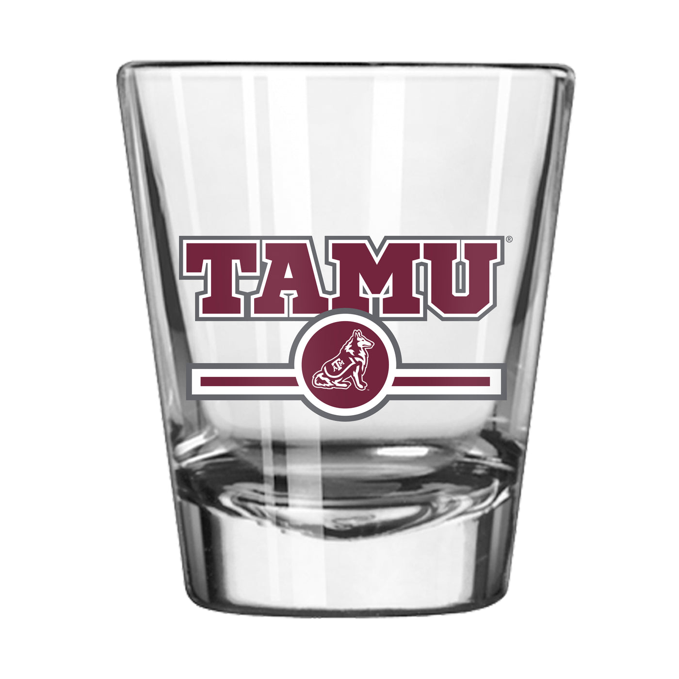 Texas A&M 2oz Letterman Shot Glass