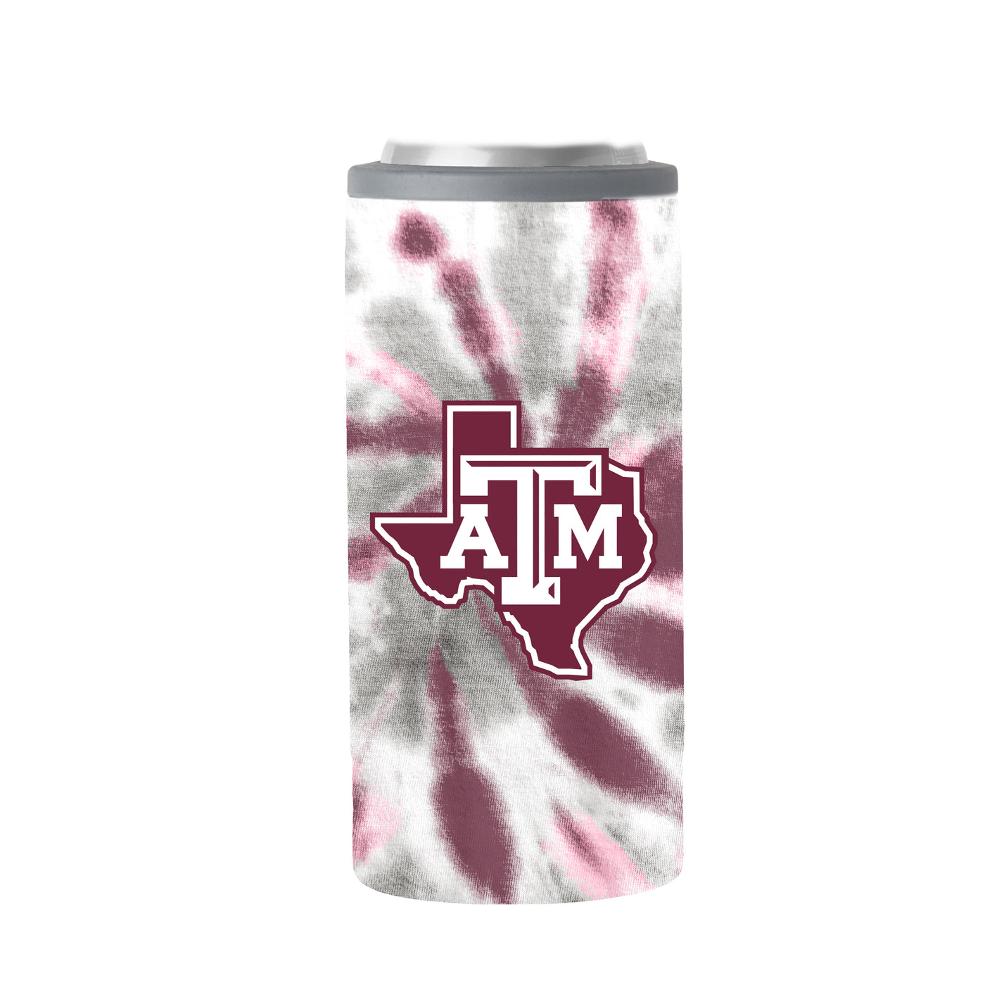 Texas A&M 12oz Tie Dye Slim Can Coolie