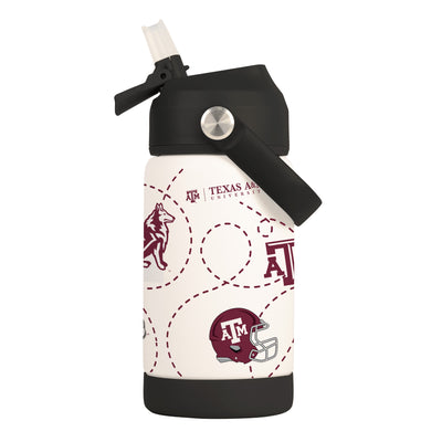 Texas A&M 12oz Mascot SS Kids Bottle