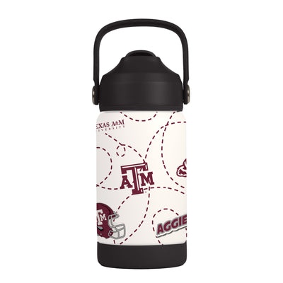 Texas A&M 12oz Mascot SS Kids Bottle