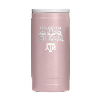 Texas A&M  Stencil Powder Coat Slim Can Coolie