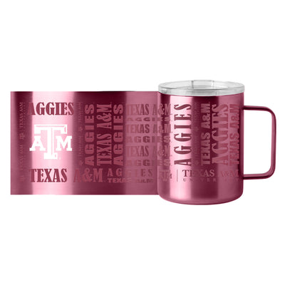 Texas A&M 15oz Replay Stainless Steel Mug