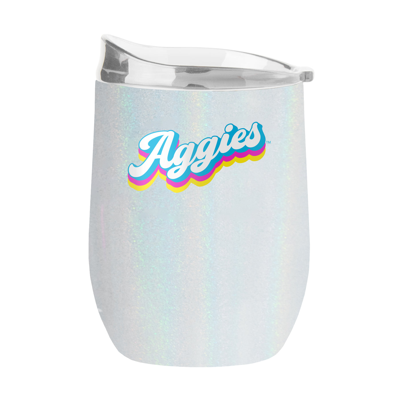 Texas A&M 16oz Shadow Iridescent Curved Tumbler - Logo Brands