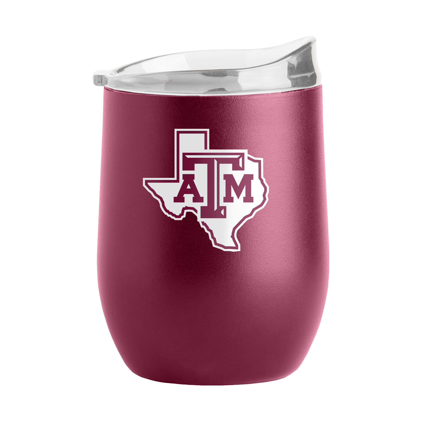 Texas A&M 16oz Flipside Powder Coat Curved Beverage - Logo Brands