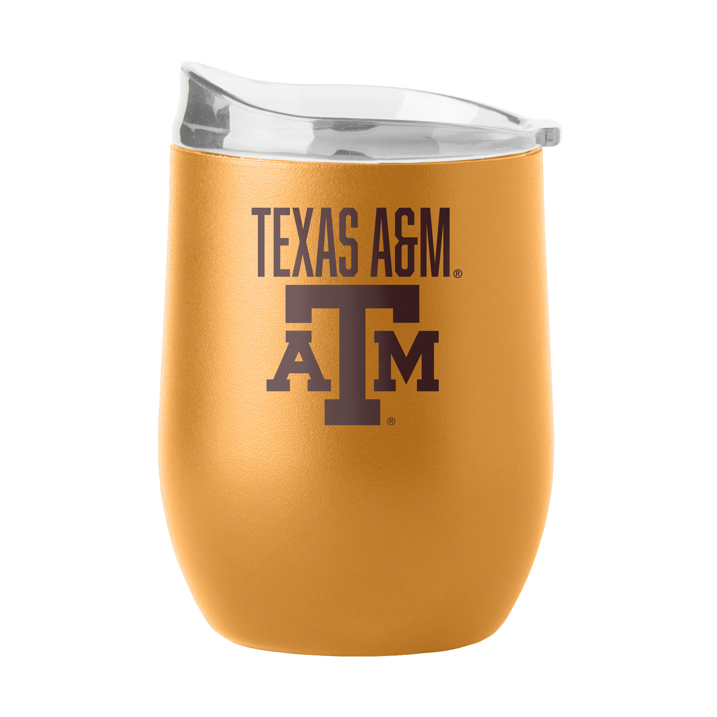 Texas A&M 16oz Huddle Powder Coat Curved Beverage