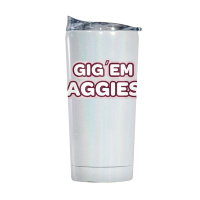 Texas A&M 20oz Bubble Iridescent Tumbler - Logo Brands