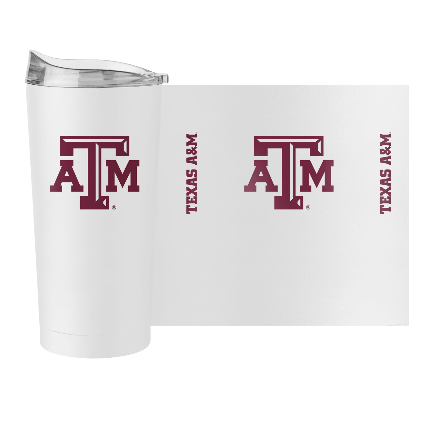 Texas A&M Alternate 20oz Gameday Powder Coat Tumbler