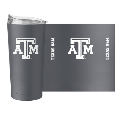 Texas A&M Charcoal 20oz Gameday Powder Coat Tumbler