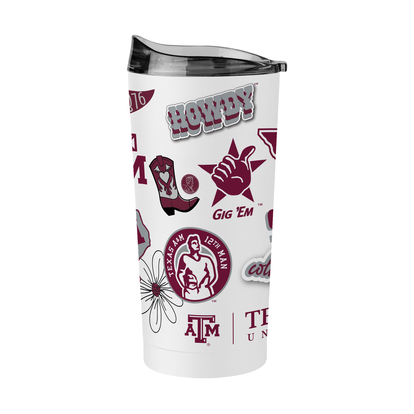 Texas A&M 20oz Native Powder Coat Tumbler