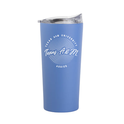 Texas A&M 20oz Retro Script Arctic Powder Coat Tumbler