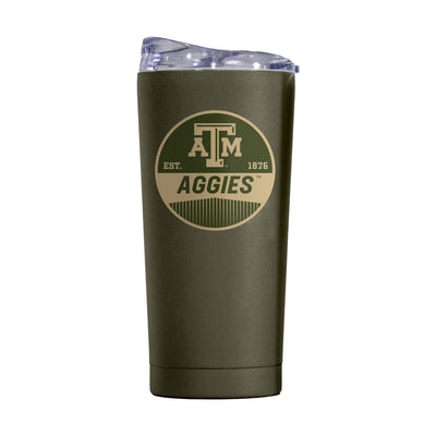Texas A&M 20oz Badge Powder Coat Tumbler