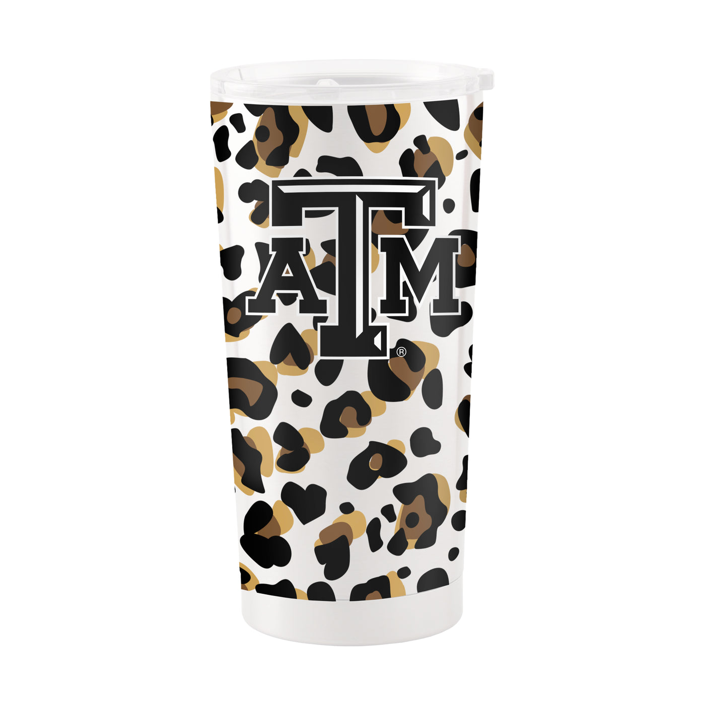 Texas A&M 20oz Neutral Leopard Stainless Steel Tumbler