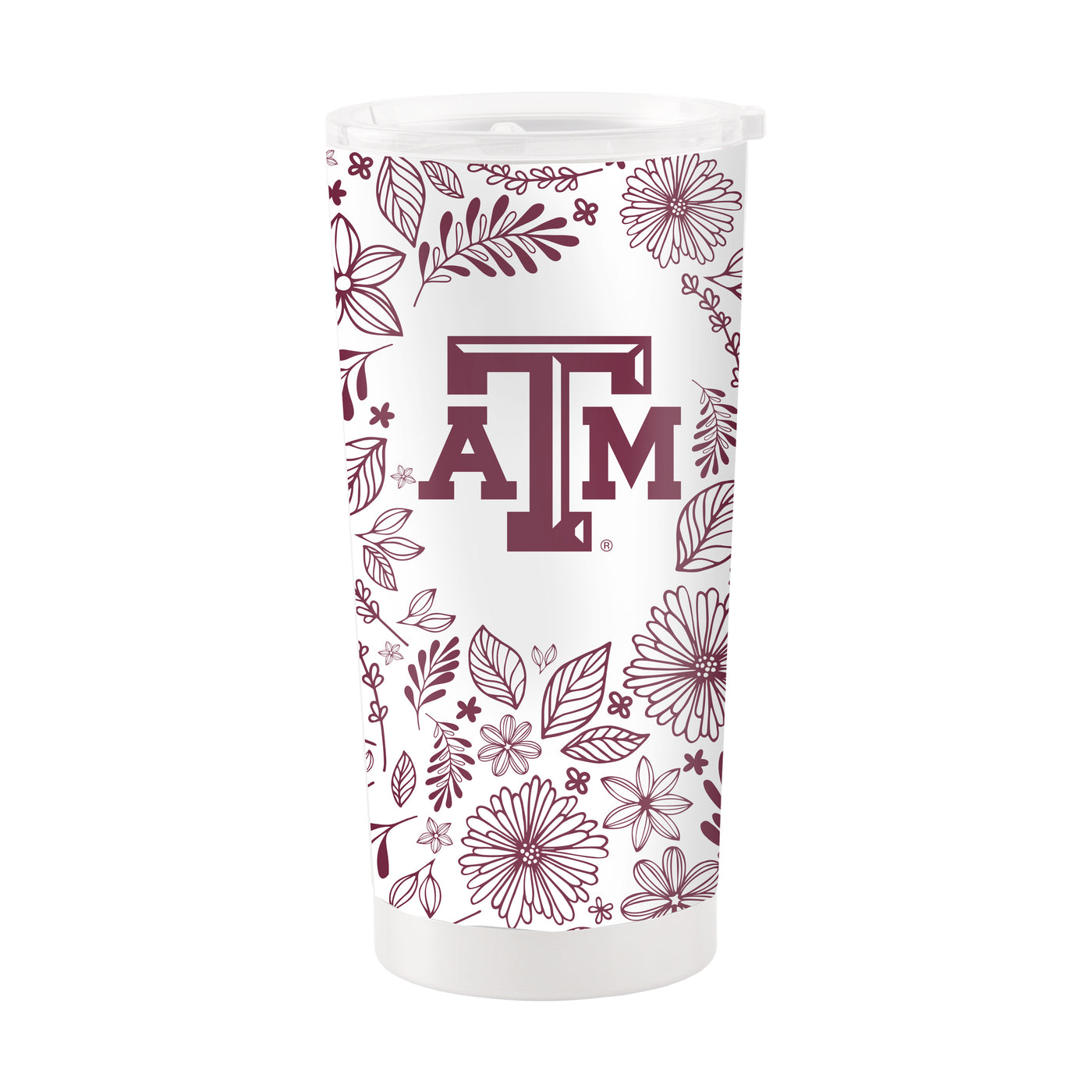 Texas A&M 20oz Botanical Stainless Steel Tumbler
