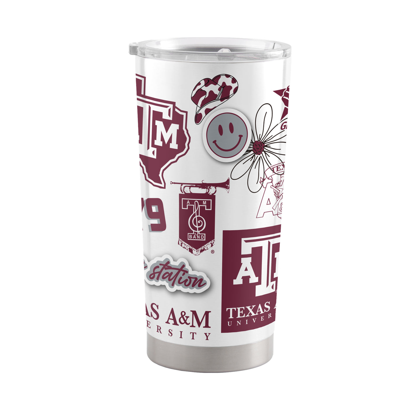 Texas A&M 20oz Native Stainless Tumbler