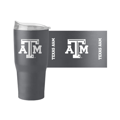 Texas A&M Charcoal 30oz Gameday Powder Coat Tumbler