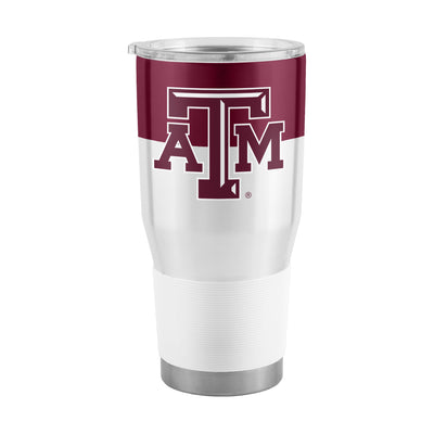 Texas A&M 30oz Colorblock Stainless Tumbler - Logo Brands