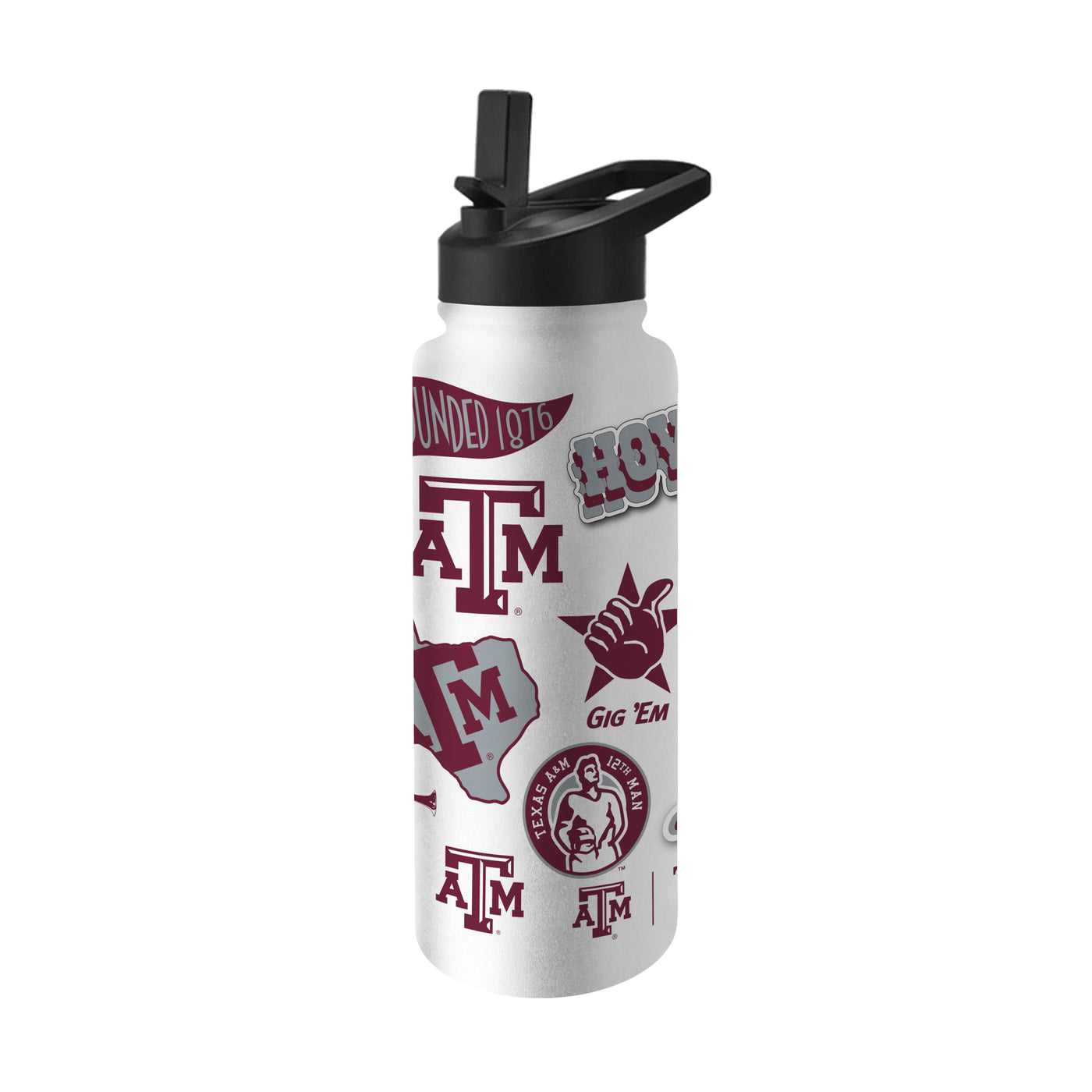 Texas A&M 34oz Native Quencher Bottle - Logo Brands