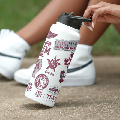 Texas A&M 34oz Native Quencher Bottle