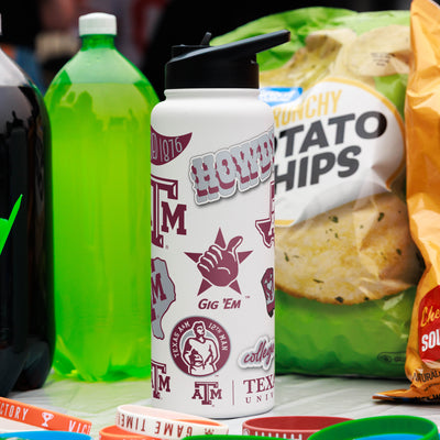 Texas A&M 34oz Native Quencher Bottle