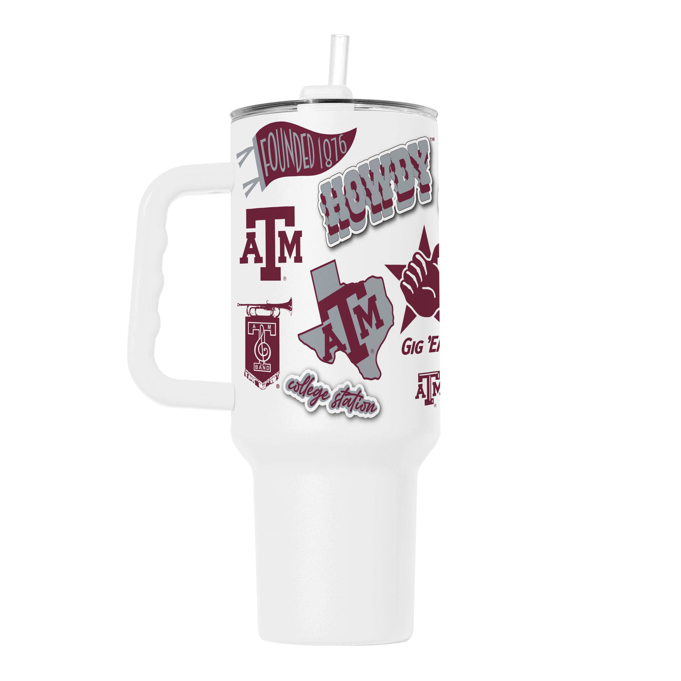 Texas A&M 40oz Native Powder Coat Tumbler