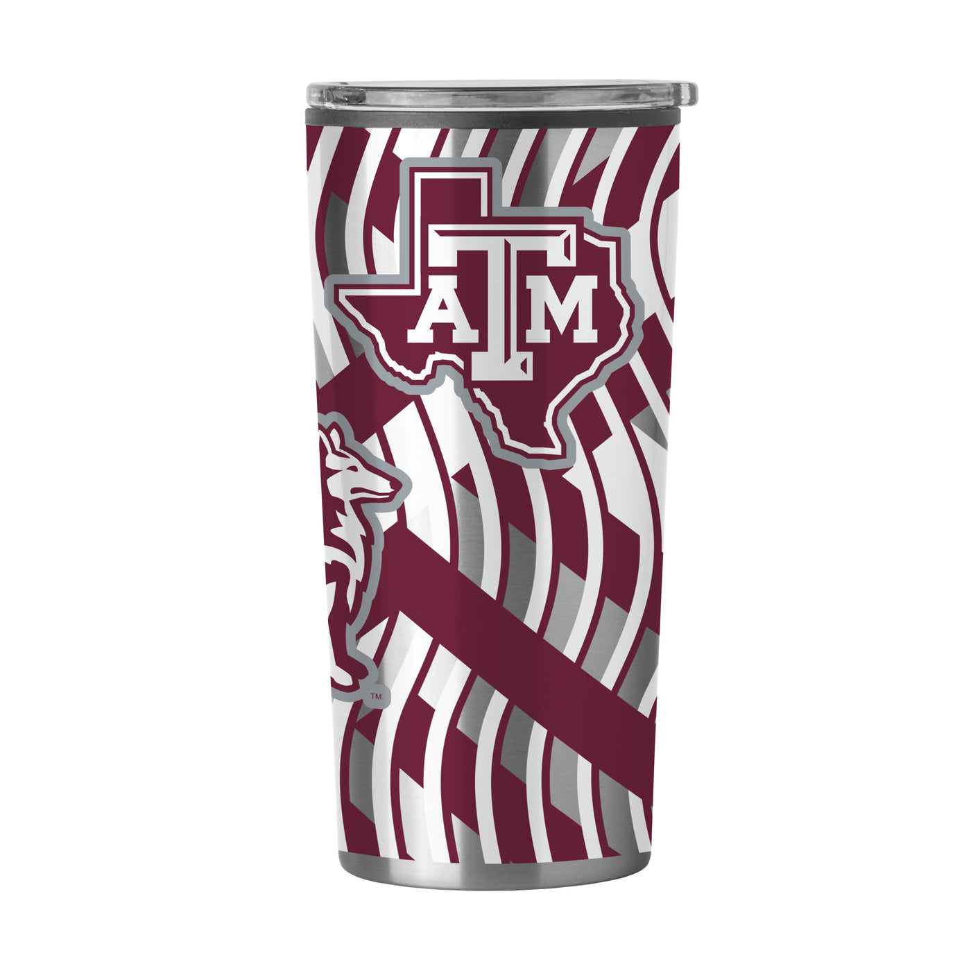 Texas A&M 20oz Flex Plastic Wall Stainless