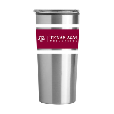 TX A&M Stripe 20 oz Fusion Tumbler