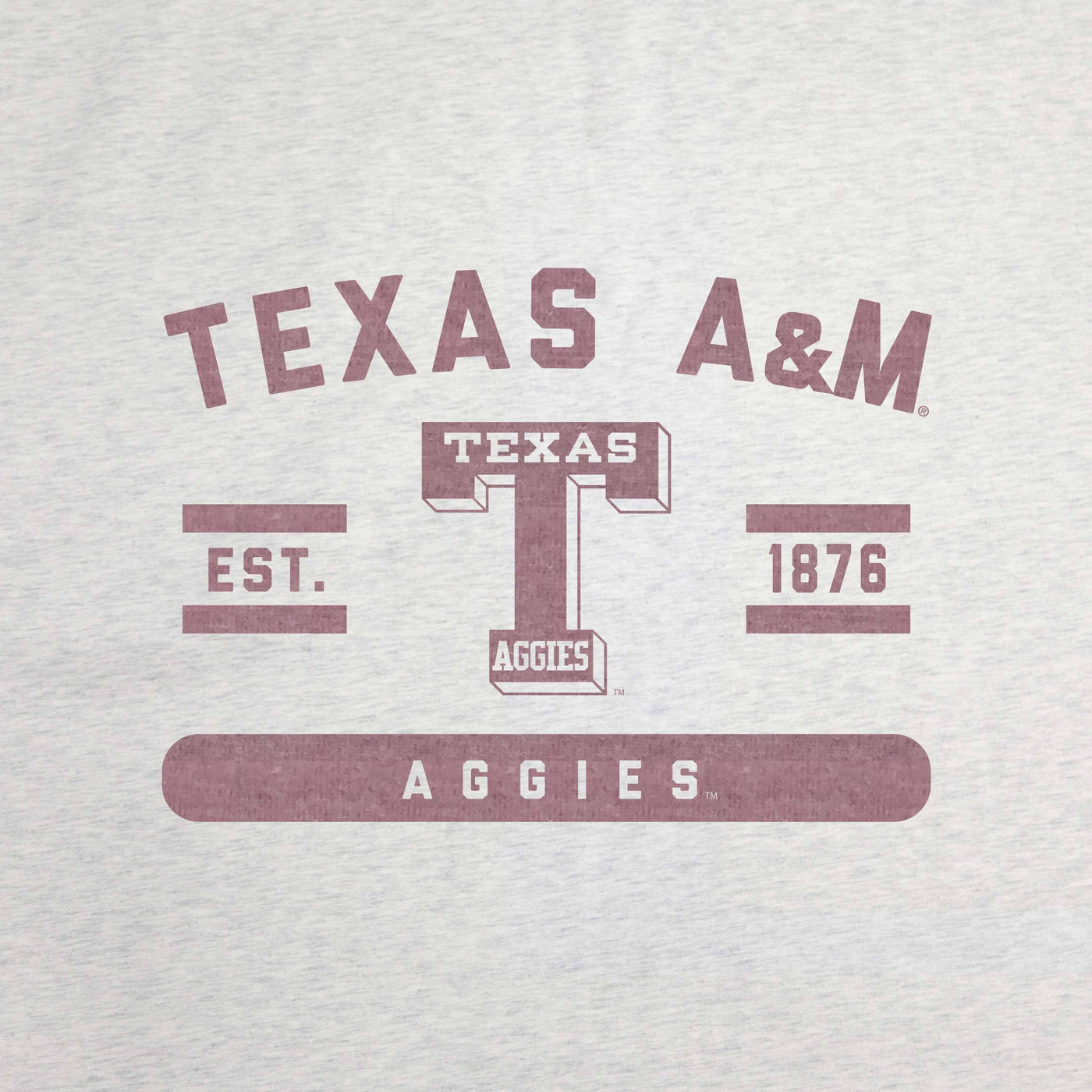 Texas A&M Vault Sublimated Sweatshirt Blanket