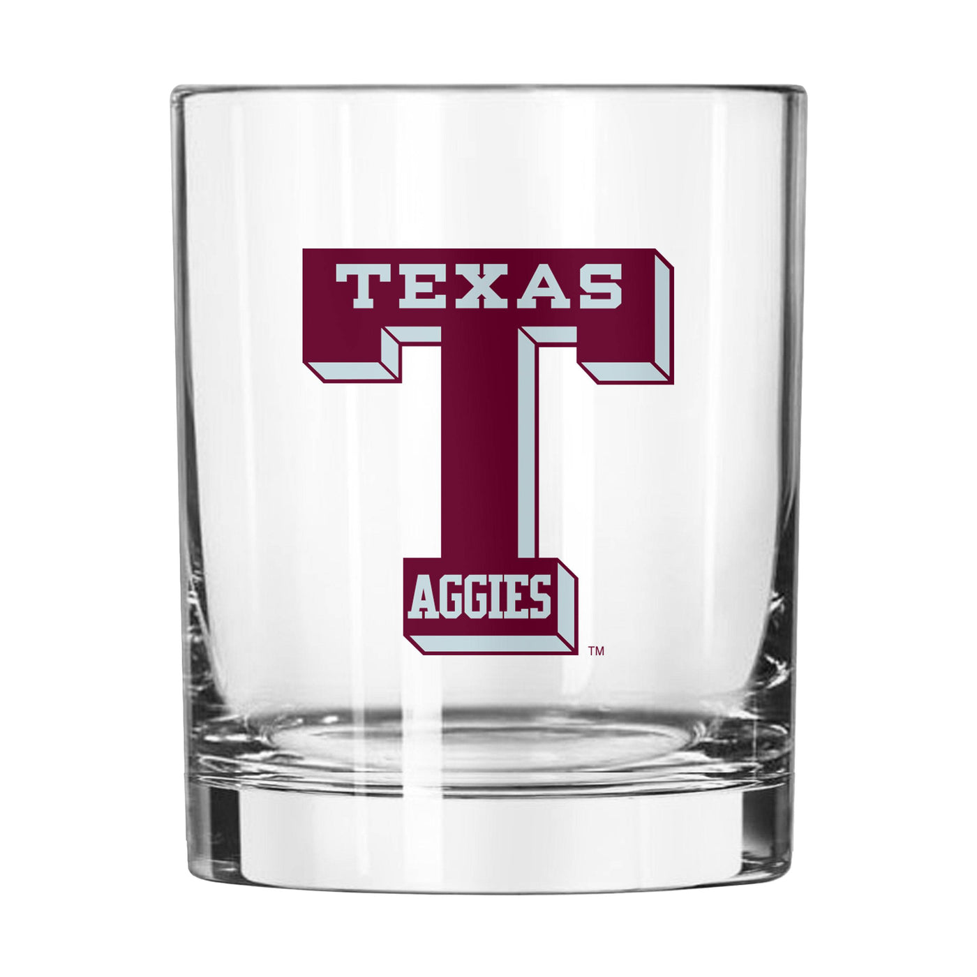 Texas A&M Vault 14oz Gameday Rocks Glass