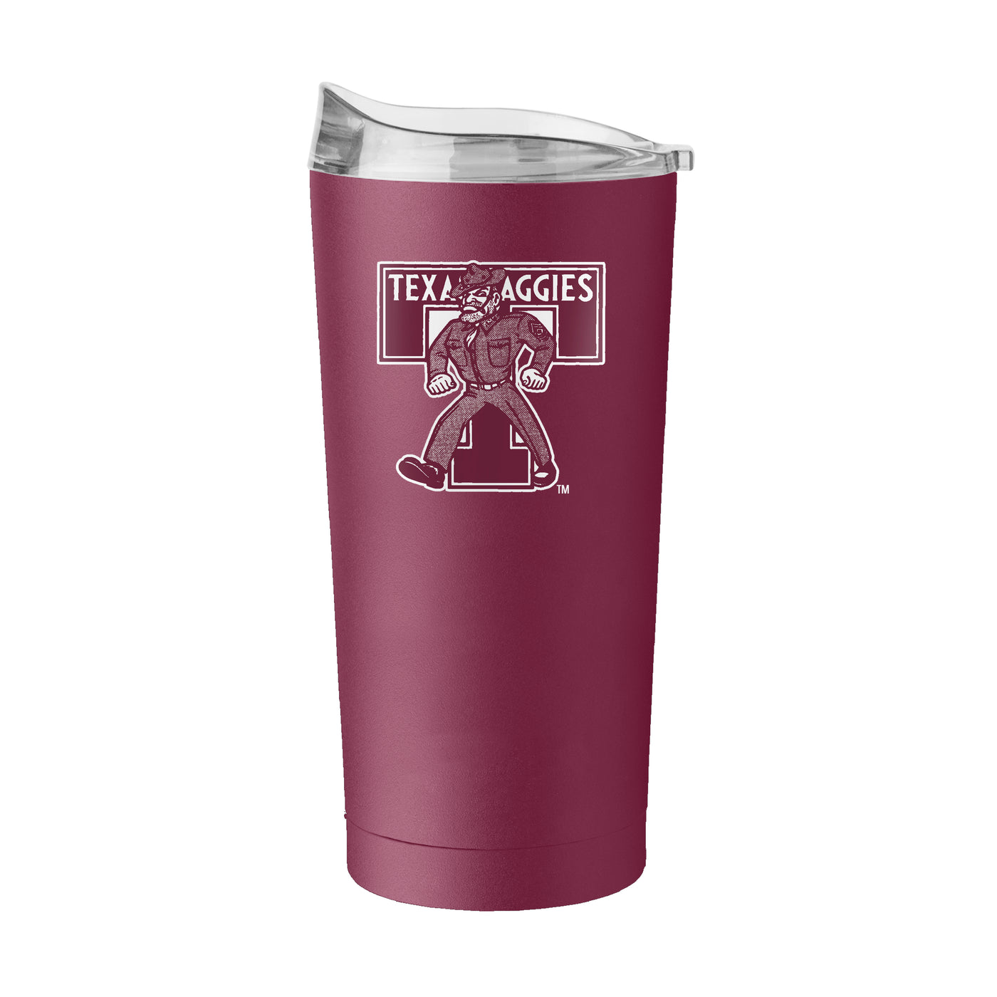 Texas A&M Vault 20oz Logo Powder Coat Tumbler
