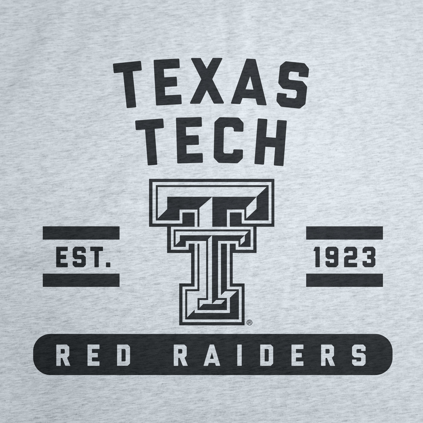 Texas Tech Athletic Gray Sublimated Sweatshirt Blanket