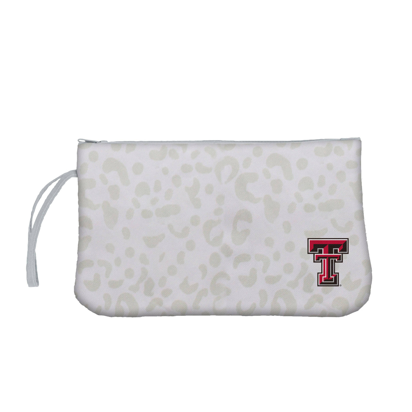 Texas Tech Leopard Print Wristlet