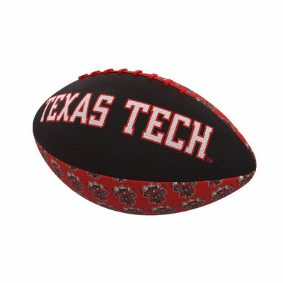 Texas Tech Repeating Mini-Size Rubber Football - Logo Brands