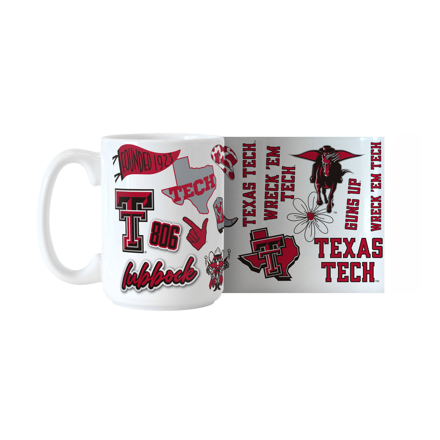 Texas Tech 15oz Native Sublimated Mug