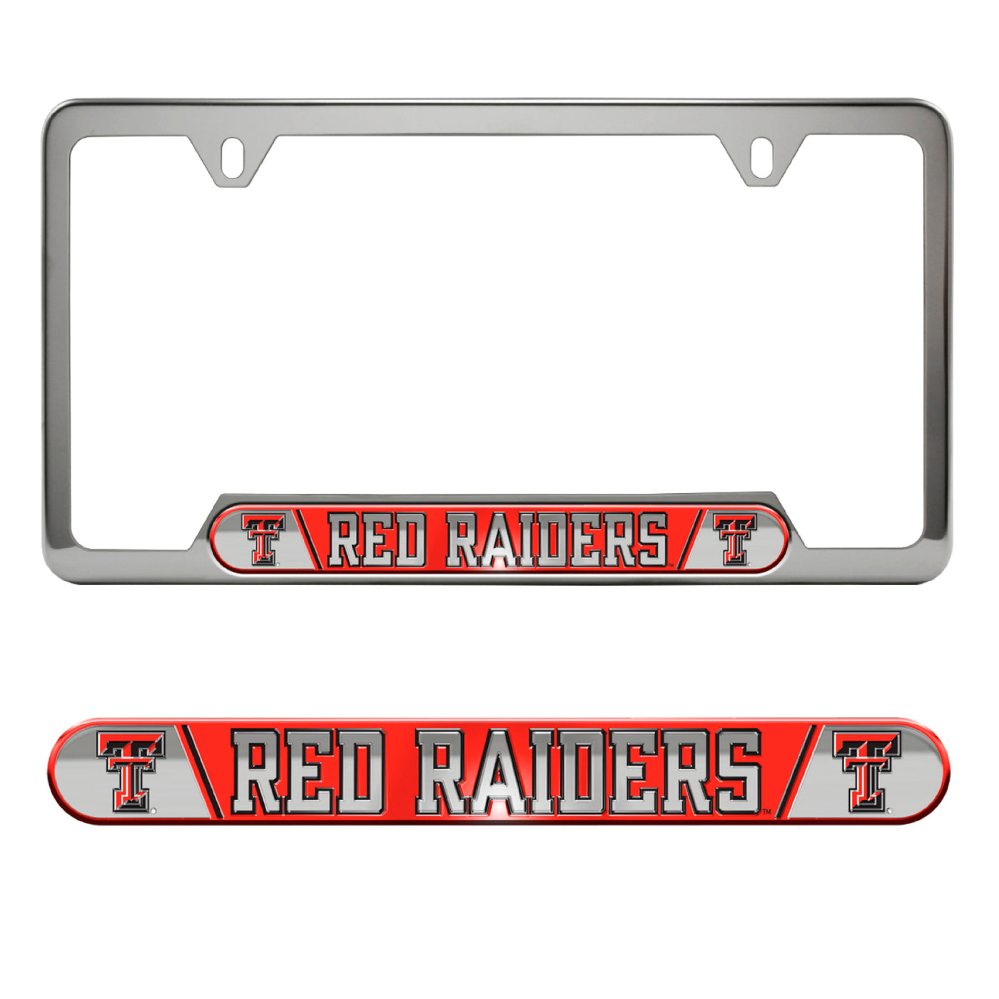 Texas Tech University Embossed License Plate Frame