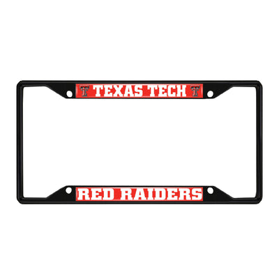 Texas Tech University Black License Plate Frame