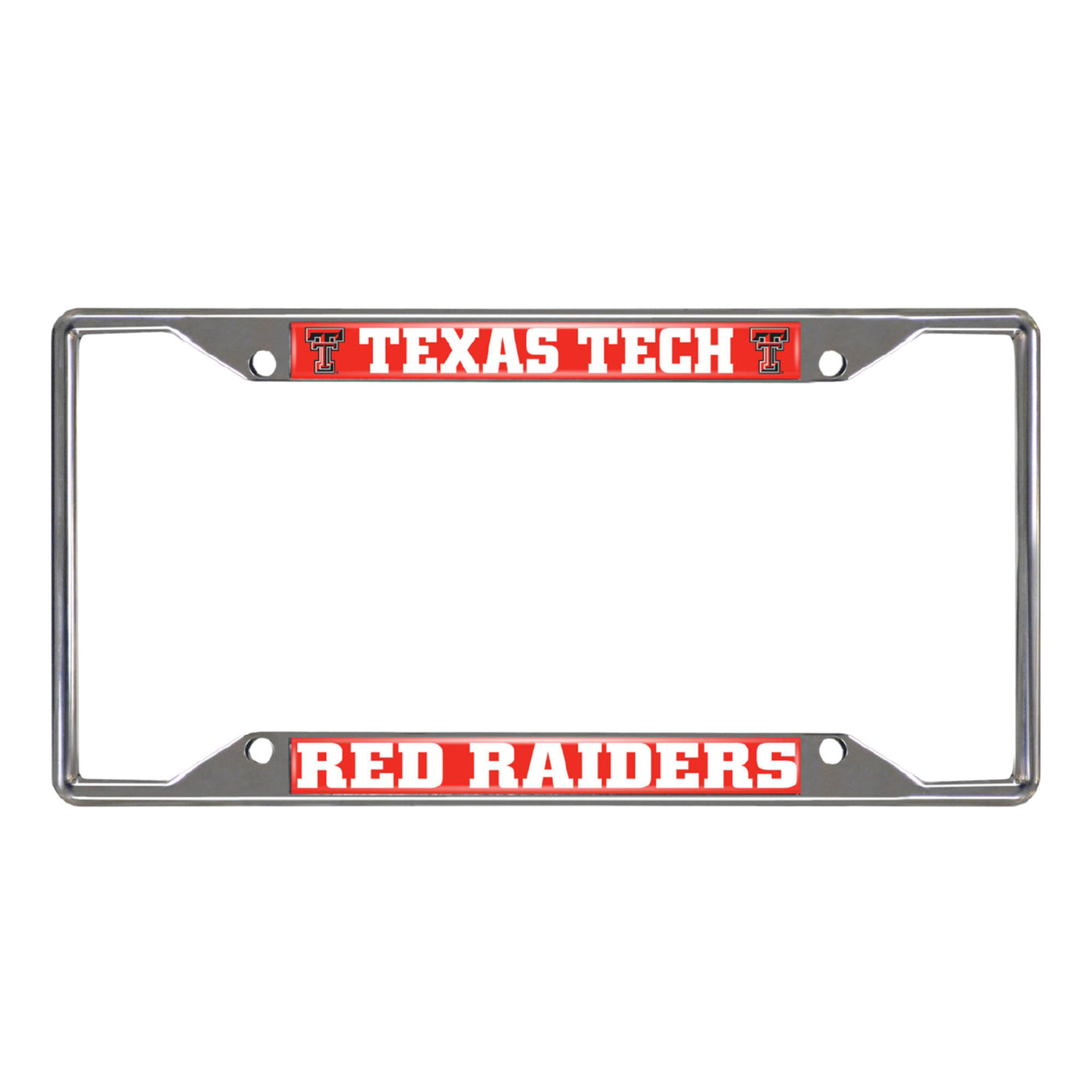 Texas Tech University Chrome License Plate Frame