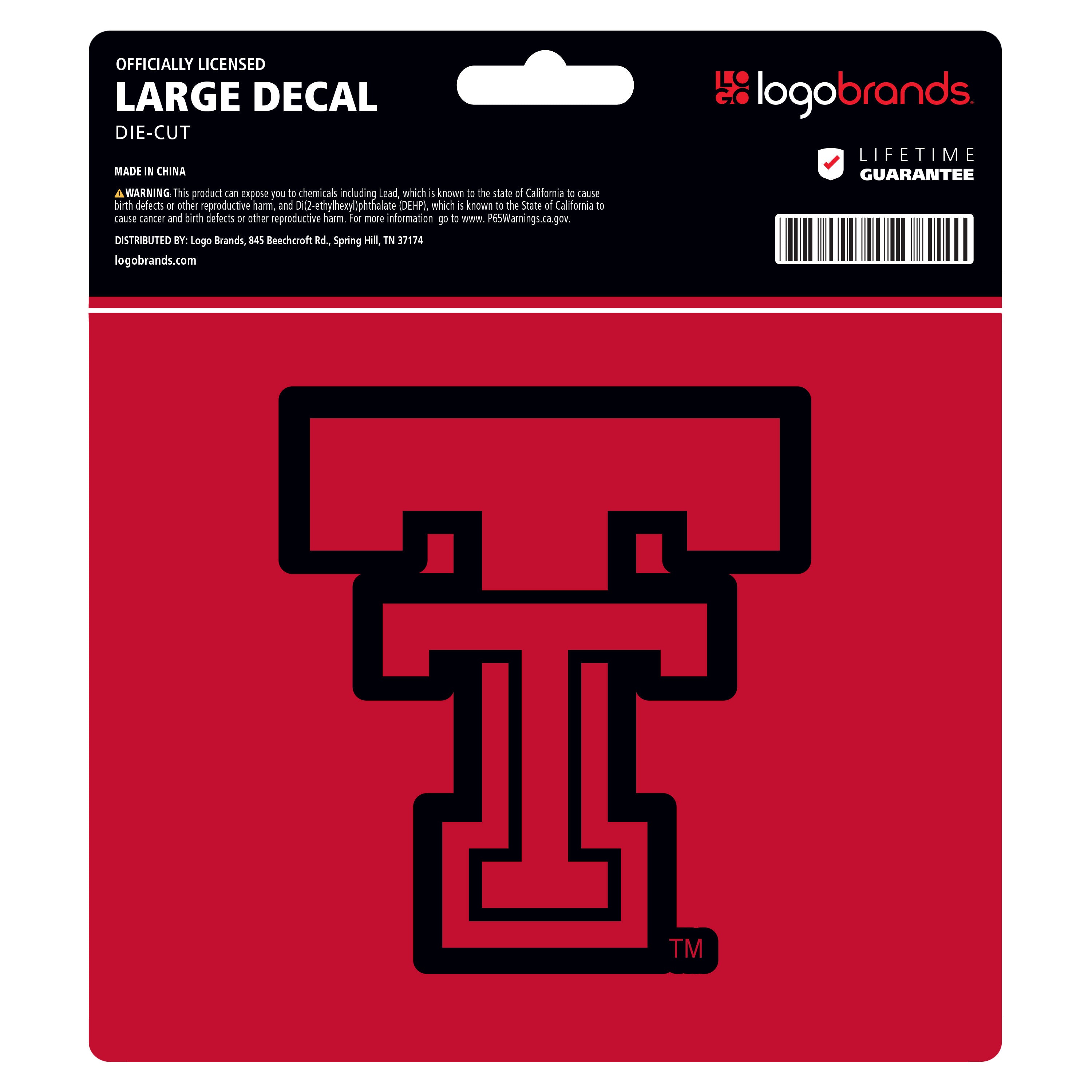 Texas Tech University Large Decal
