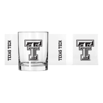 Texas Tech 14oz Gameday Rocks Glass